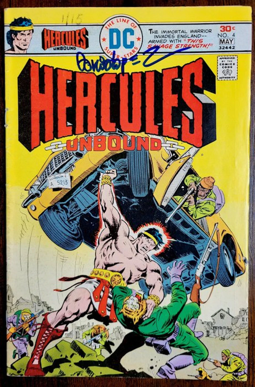 Lots 3 DC Comics Vintage 1976-1986 - Signed ! With COA ! - 3 Signed