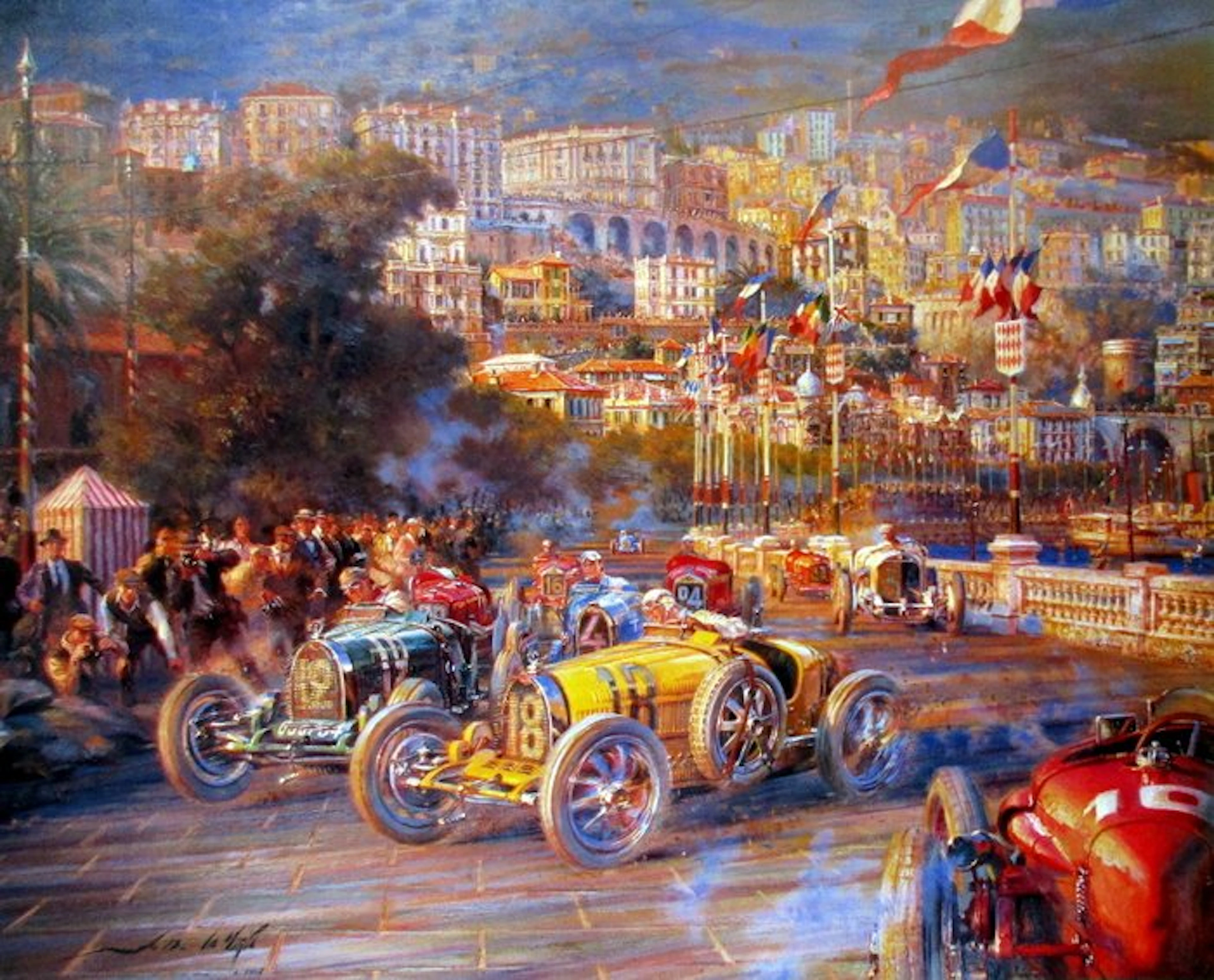 "Monaco Grand Prix 1929" William Grover in the winning...