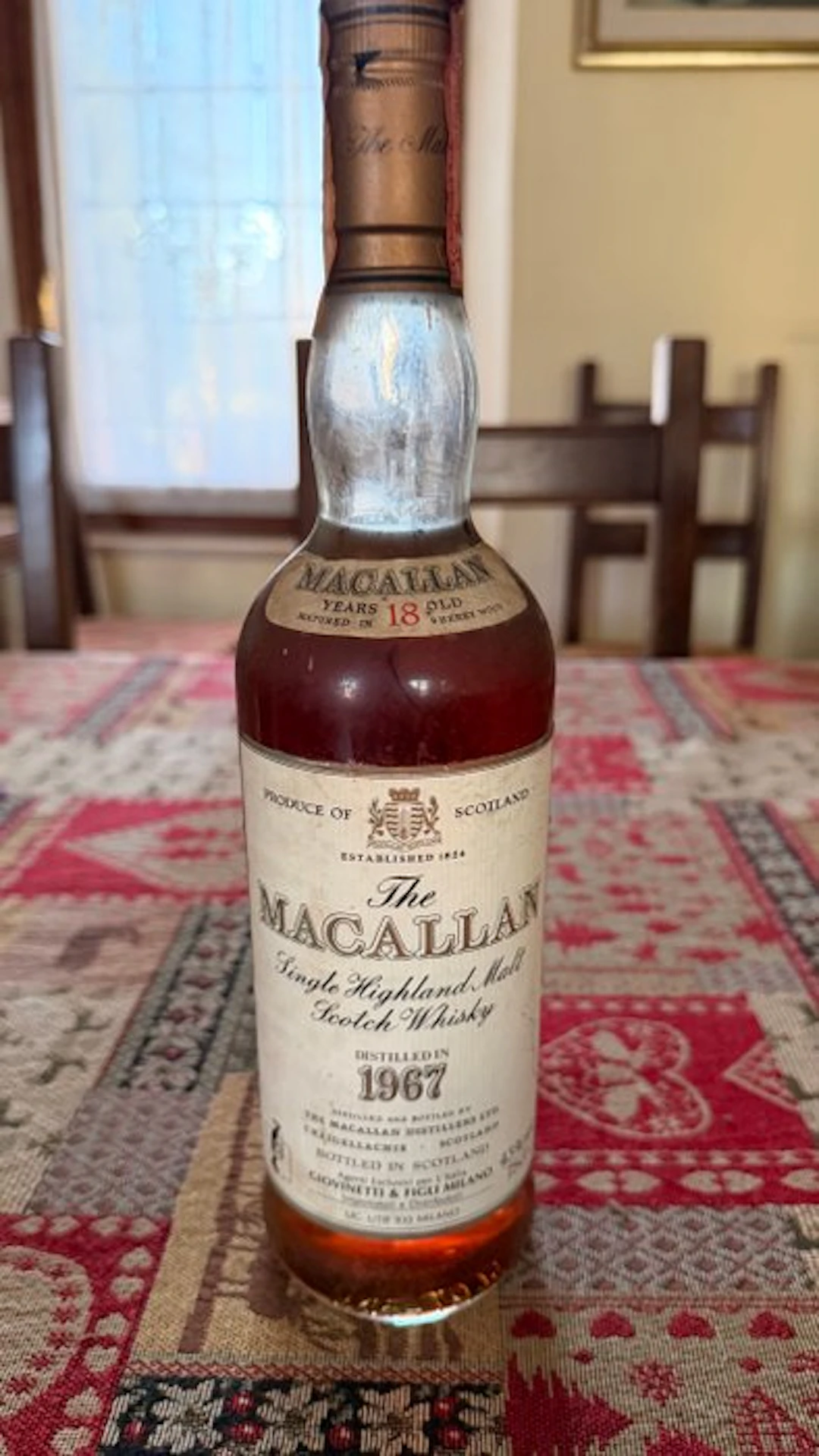 Macallan 1967 18 years old Sherry Wood - 75cl