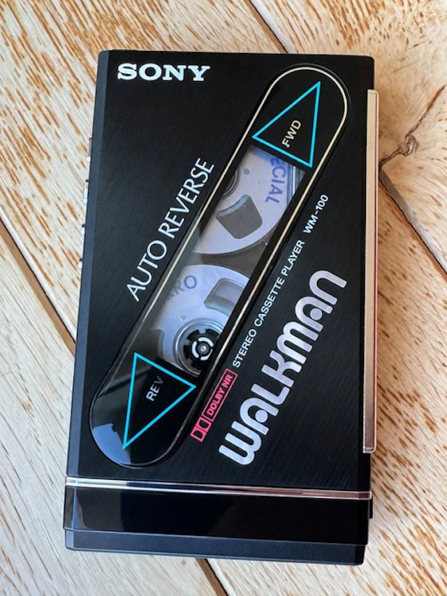 Sony - WM-100 'Ultra-Slim' Walkman Portable cassette player