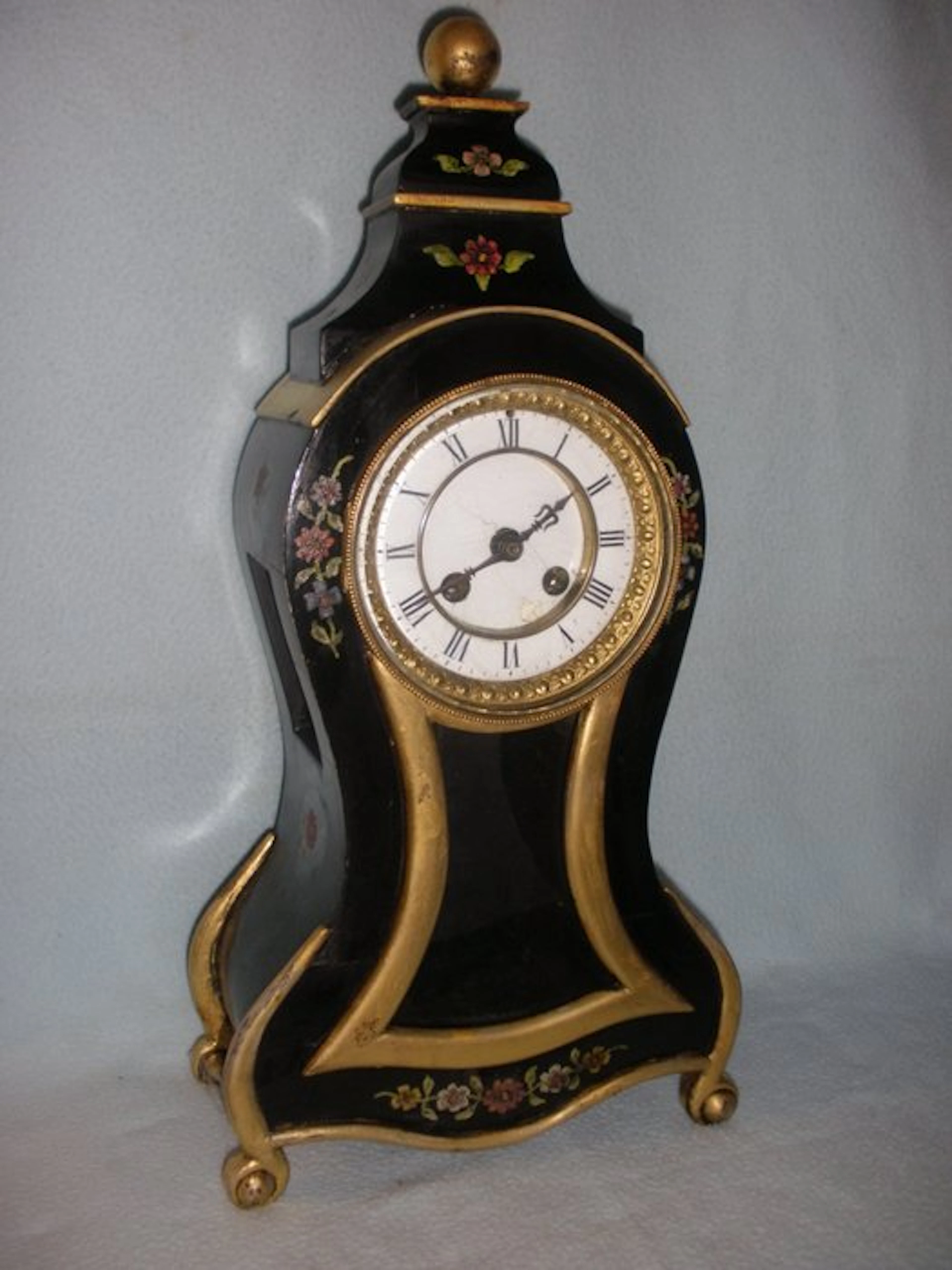 Cartel clock - Japys Freres Paris - Antique Wood Brass...