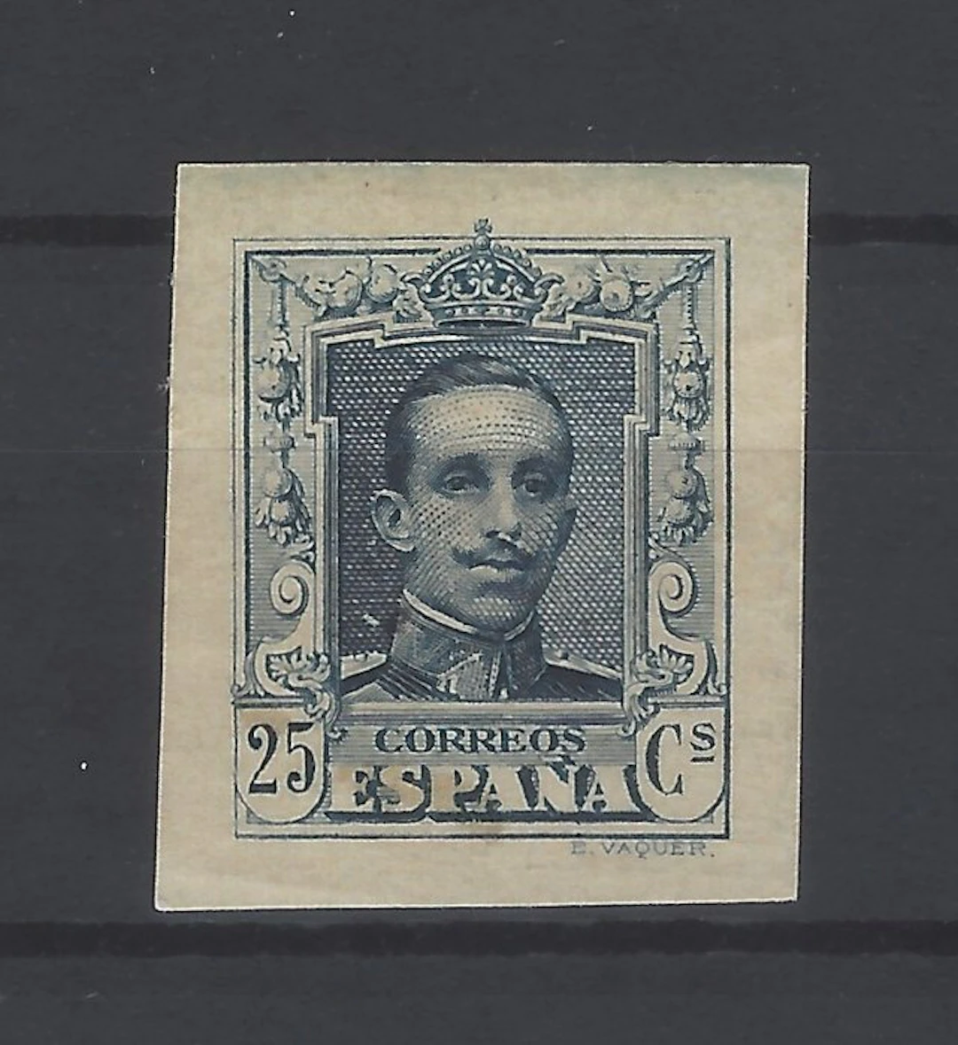 Spain 1922 - 25 Cts. Alfonso XIII - Color Trial - Edifil nº 317pc