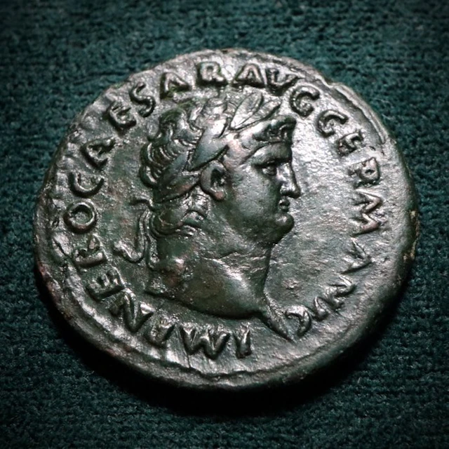 Roman Empire. Nero (AD 54-68). As 66 AD