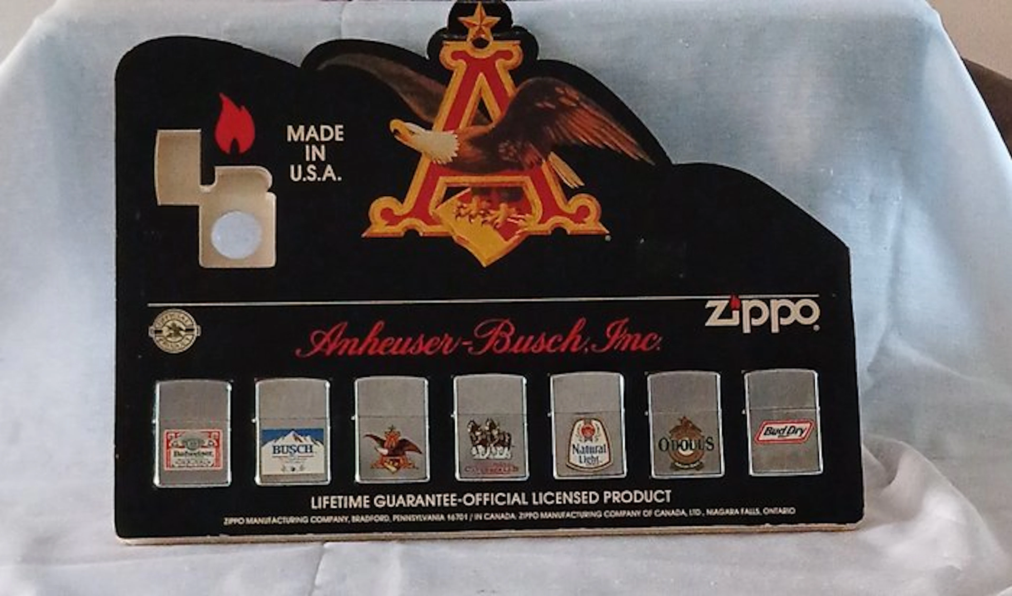 Zippo Anheuser-Busch - Pocket lighter - Steel (stainless) - (7)