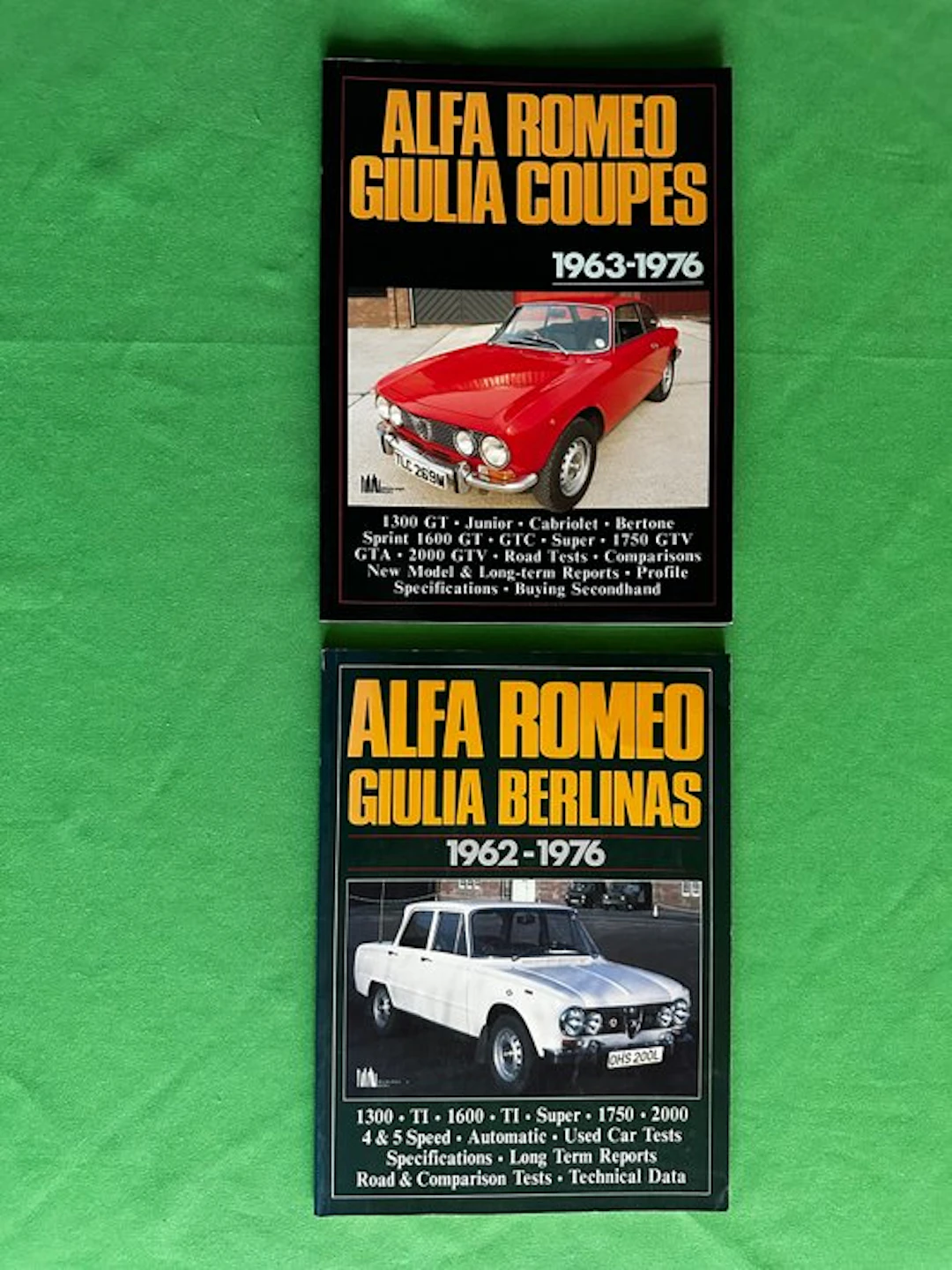 Book - Alfa Romeo - Giulia Berlinas 1962-1976 & Giulia Coupes 1963-1976