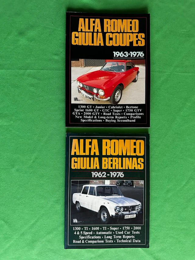 Book - Alfa Romeo - Giulia Berlinas 1962-1976 & Giulia Coupes 1963-1976