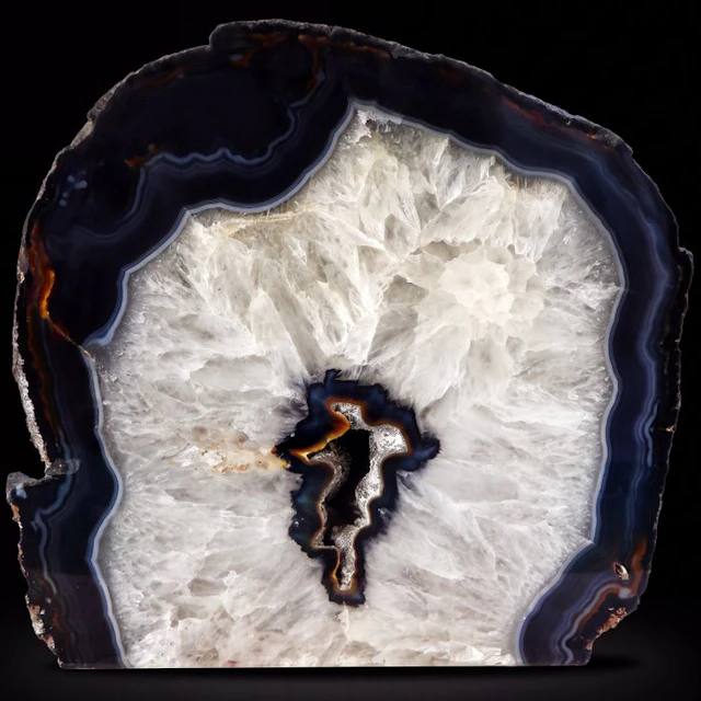 XXL Black Agate - 26x26x12 cm - Geode- 15.8 kg
