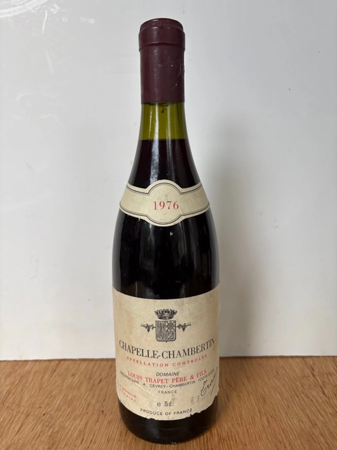 1976 Louis Trapet Père & Fils - Chapelle-Chambertin Grand Cru - 1