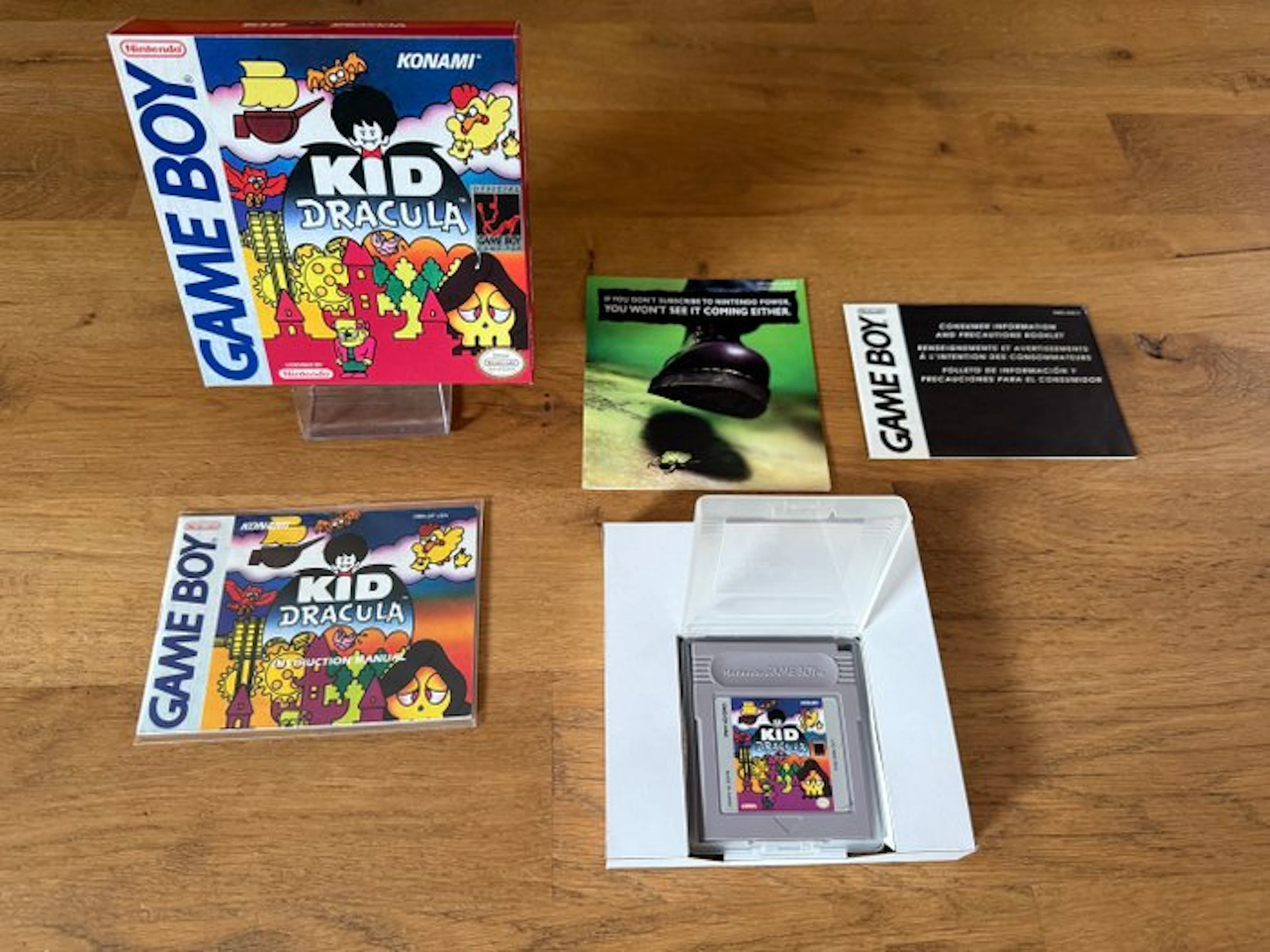 Nintendo - Gameboy Classic - Kid Dracula - Extreme Rare...