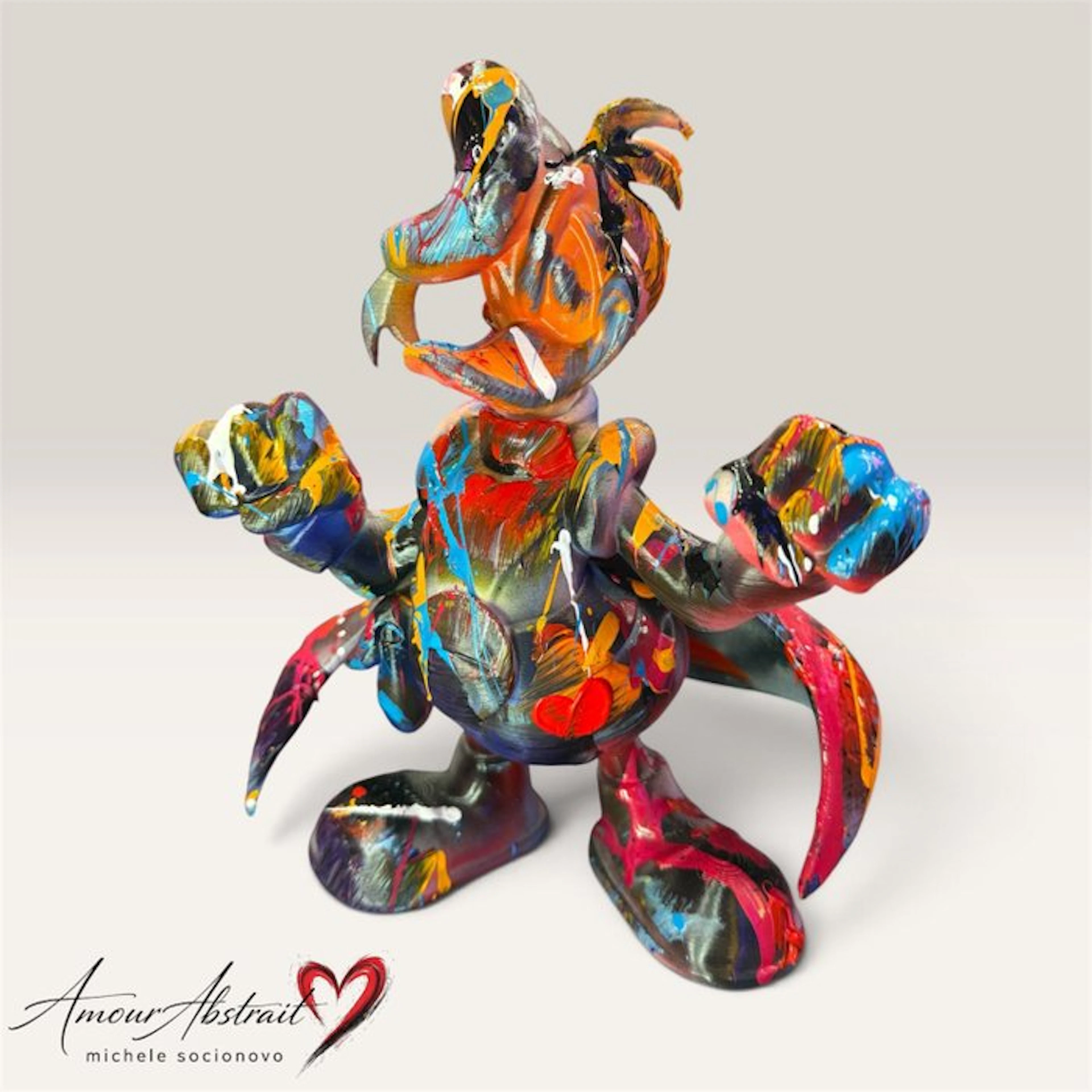 michele socionovo - Paperinik Amour Abstrait
