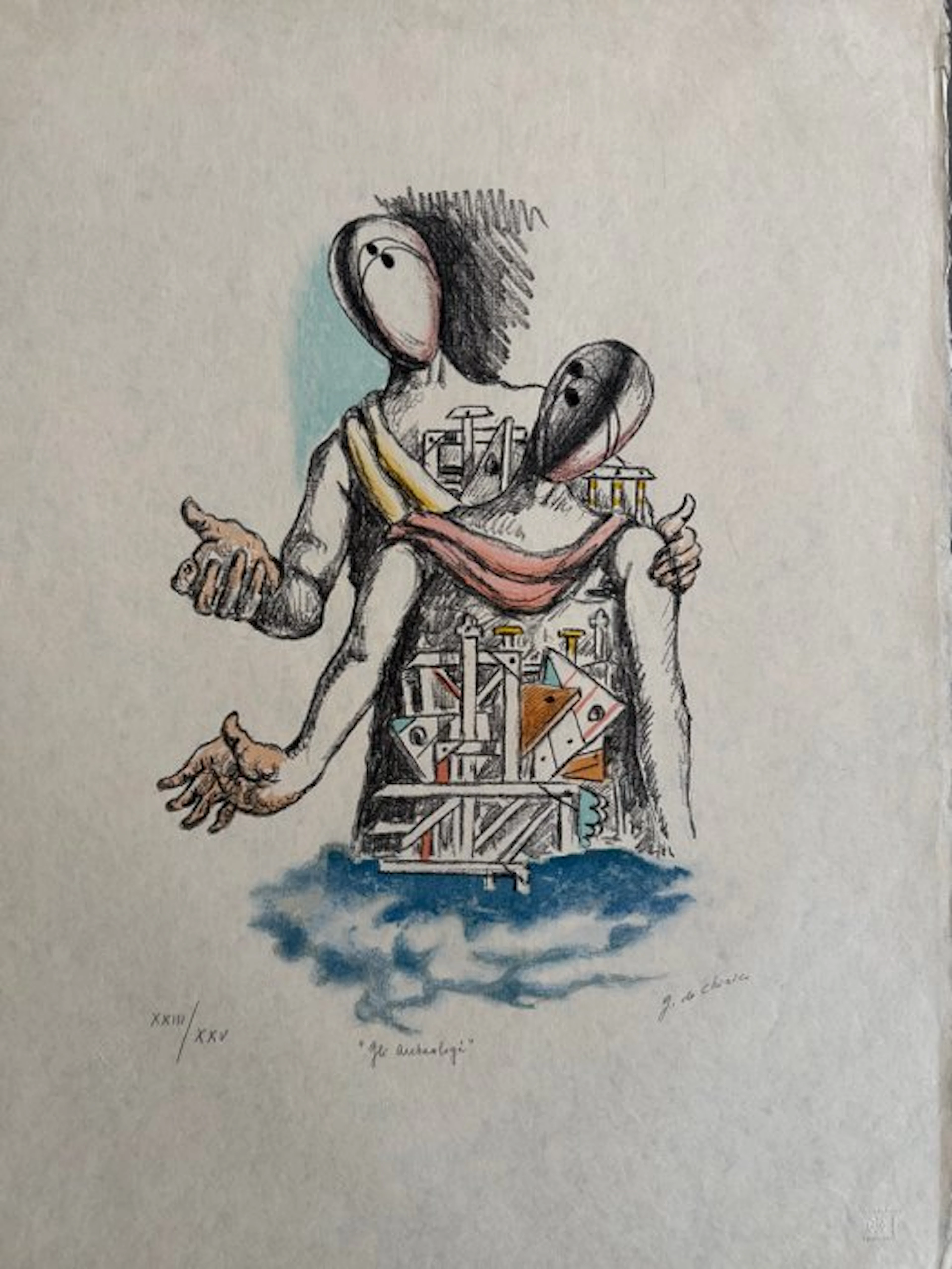 Giorgio De Chirico (1888-1978) - Gli Archeologi