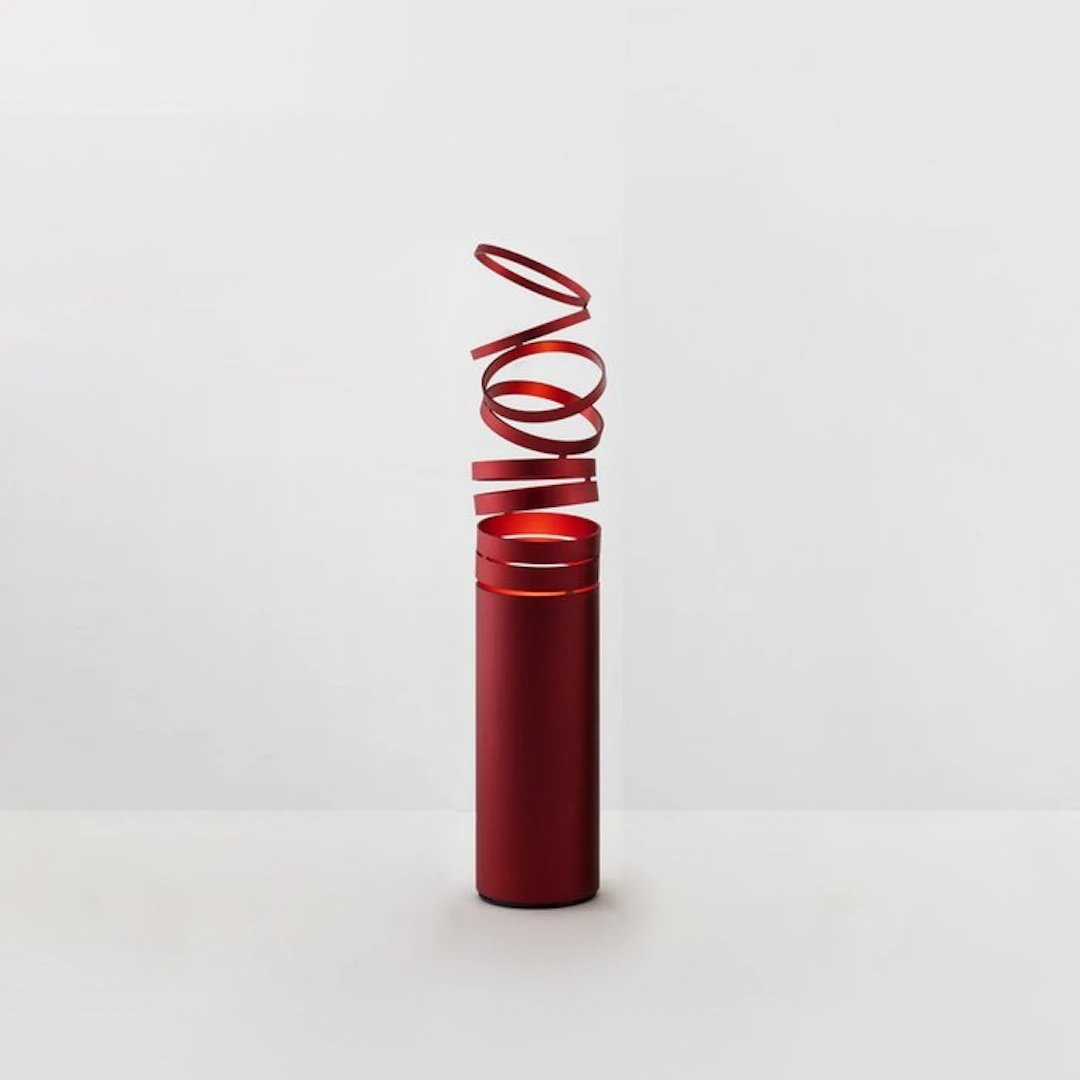 Artemide - Atelier OI - Table lamp - Decompose' Red Table - Aluminium