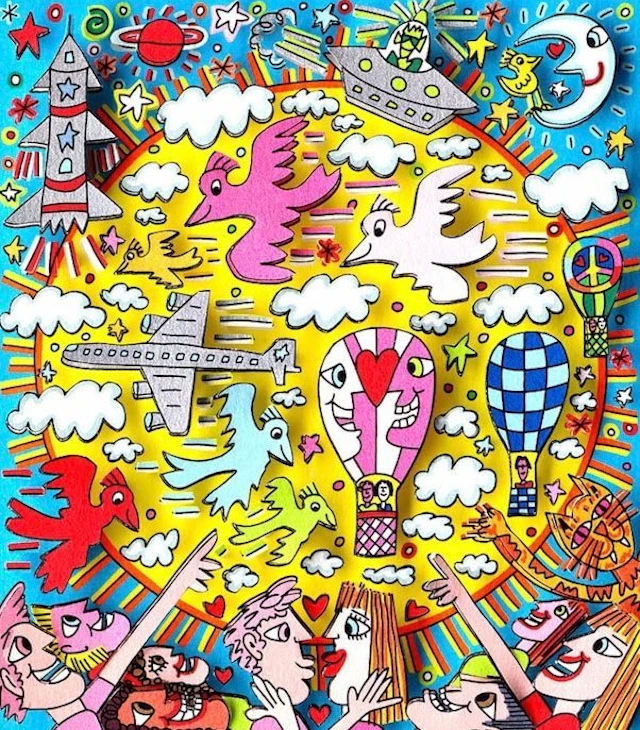 James Rizzi (1950-2011) - Beautiful Sun Daze
