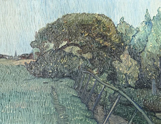 Jo Lodeizen (1892-1980) - Landschap met dorp