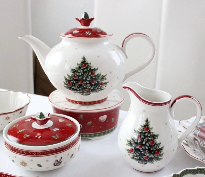 Villeroy & Boch - Tea service (4) - Réchauffe - Toy’s delight - Porcelain
