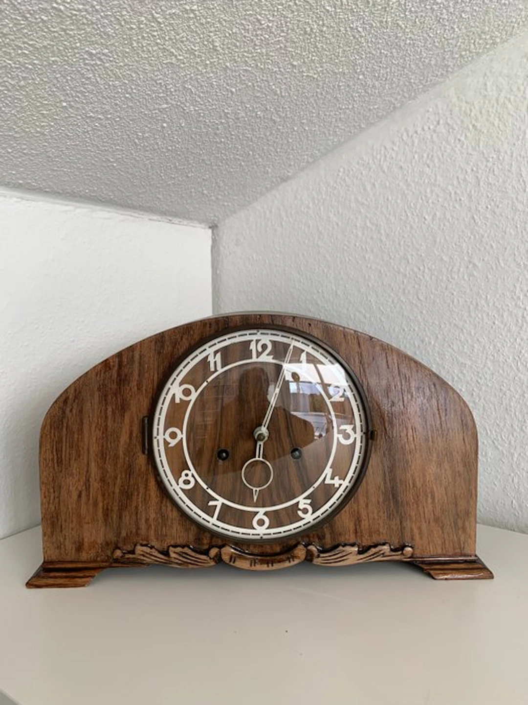 Mantel clock - Art Deco Wood - 1930-1940 - Art Deco Juba mantel clock