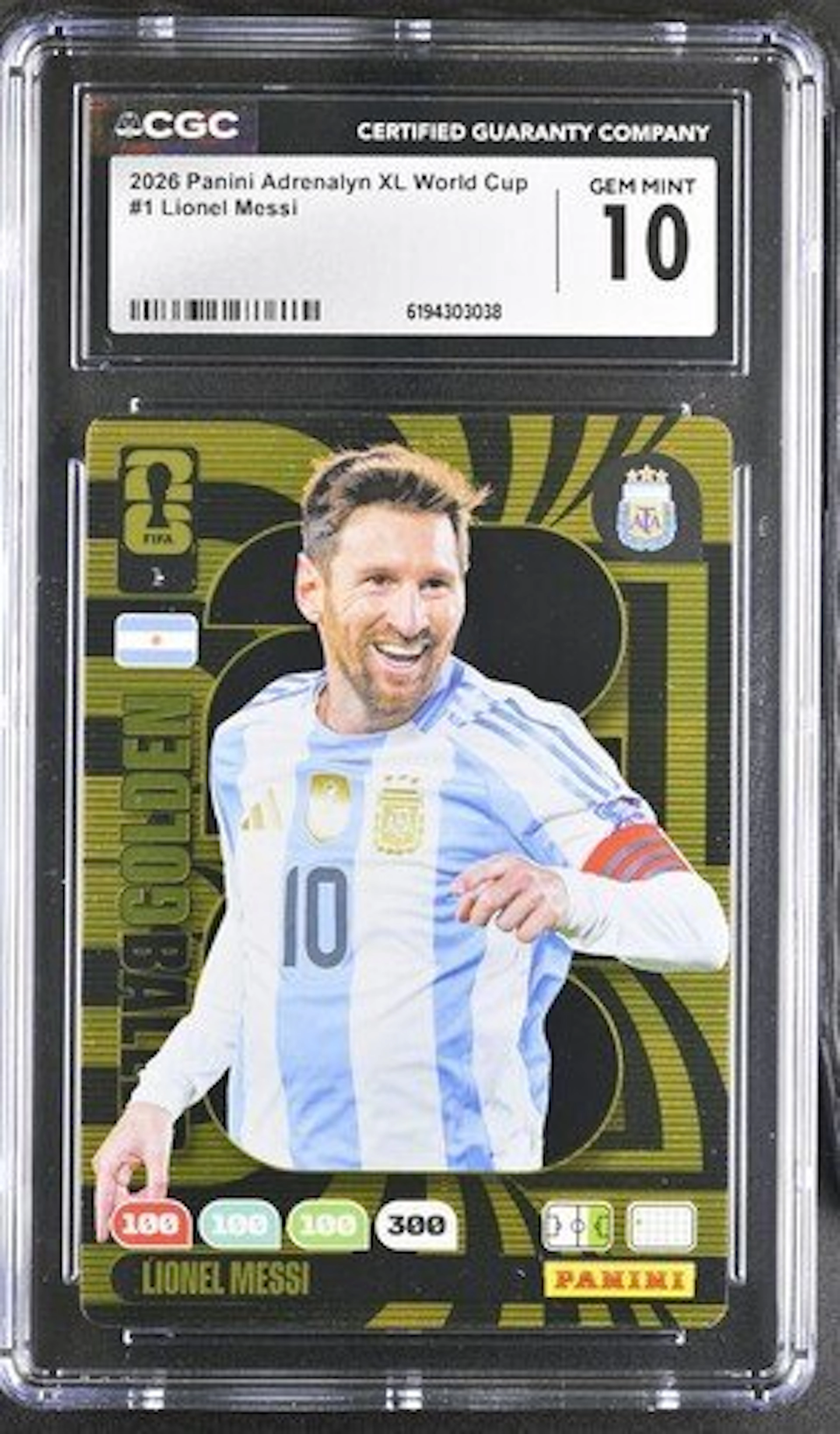 2025 Panini Lionel Messi #1 - Panini Adrenalyn XL FIFA...