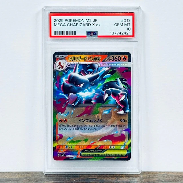 Pokémon Graded card - Mega Charizard X ex 013 – Pokémon - PSA 10