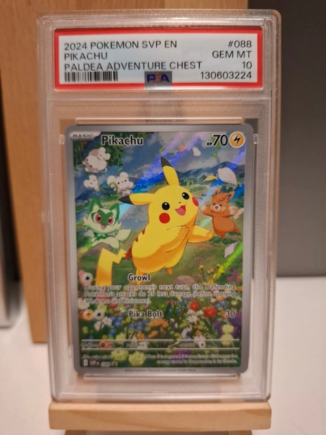 Pokémon - 1 Graded card - Pikachu 088 Promo card - PSA 10