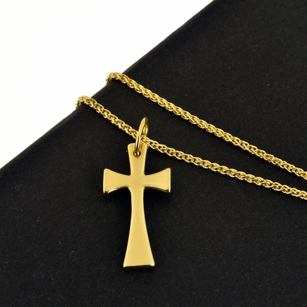 Necklace with pendant - 18 kt. Yellow gold