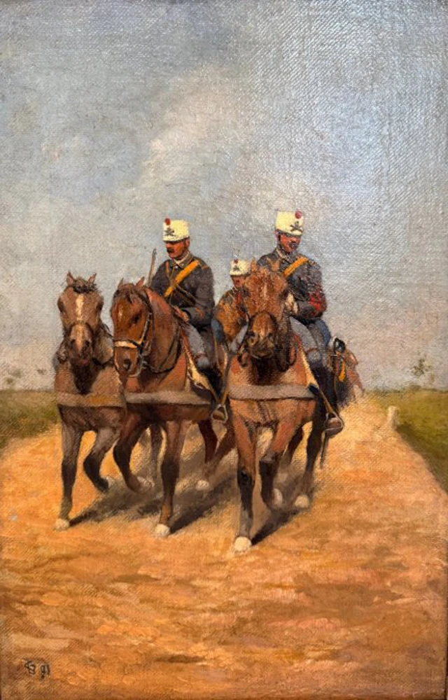 Cesare Bartolena (1830-1903) - Cavalleggeri in avanscoperta