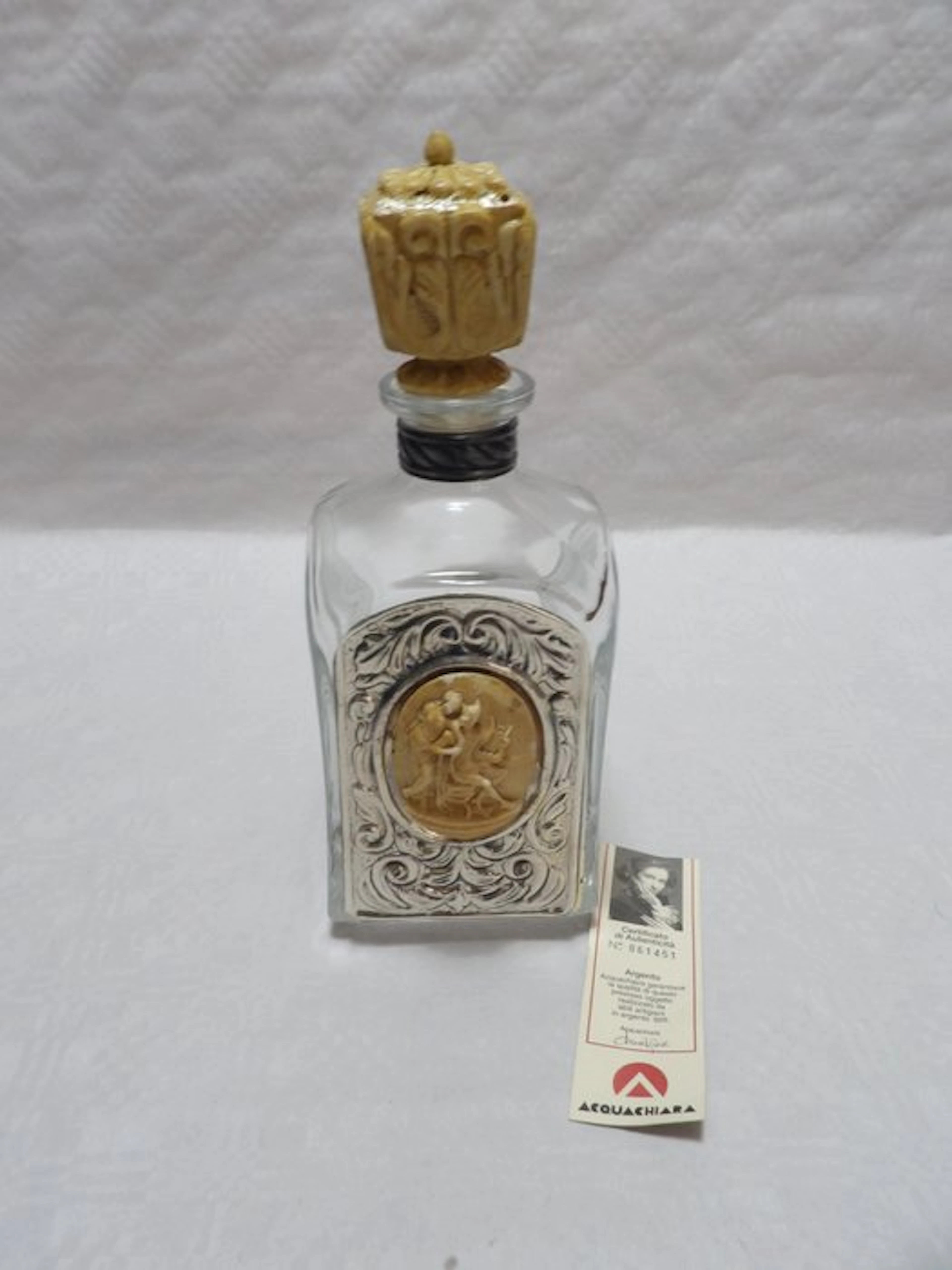 Acquachiara - Bottle - Stained glass, .925 silver