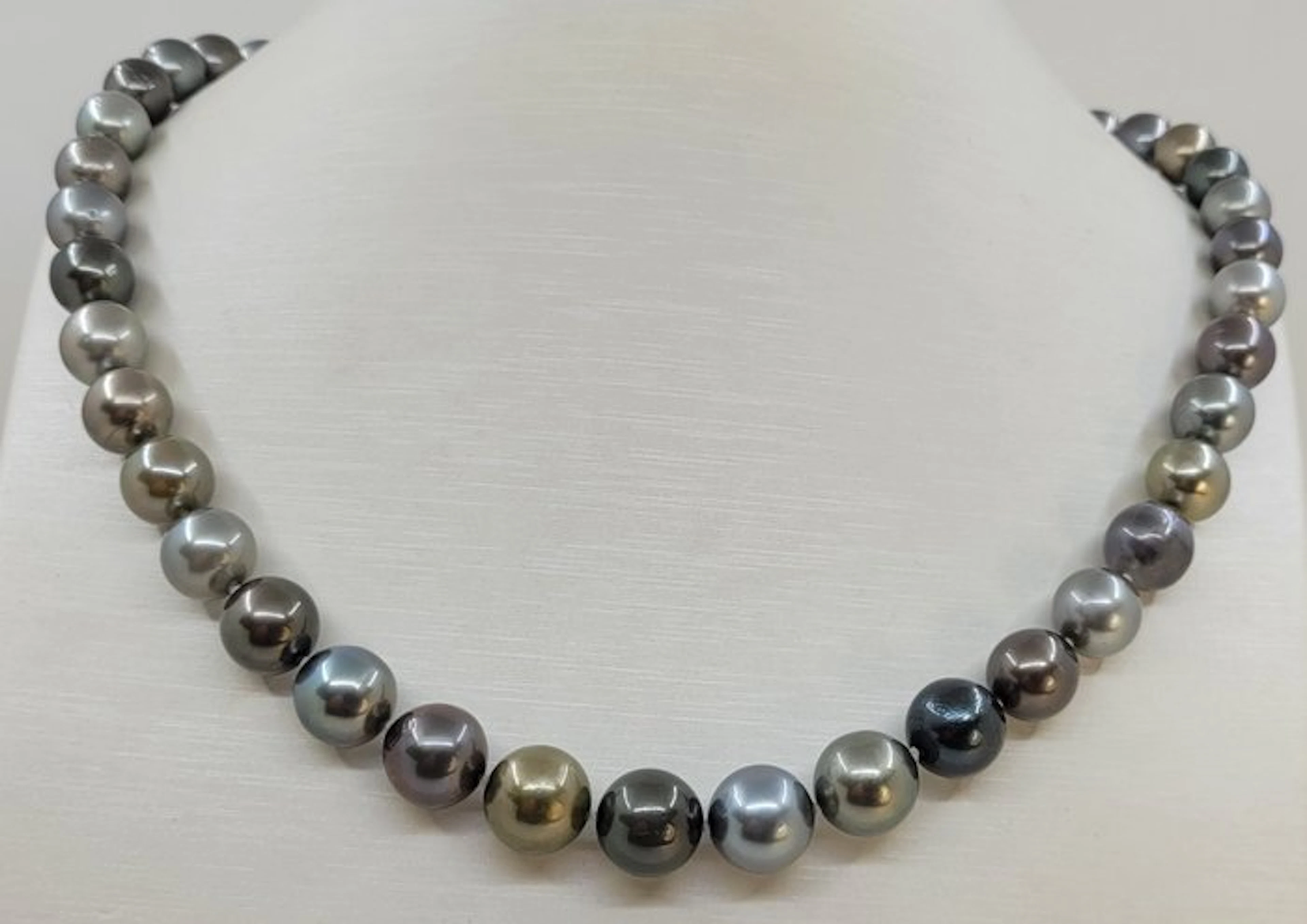 Necklace PSL Certified Multi Tahitian Pearls - 8.0x10.7mm