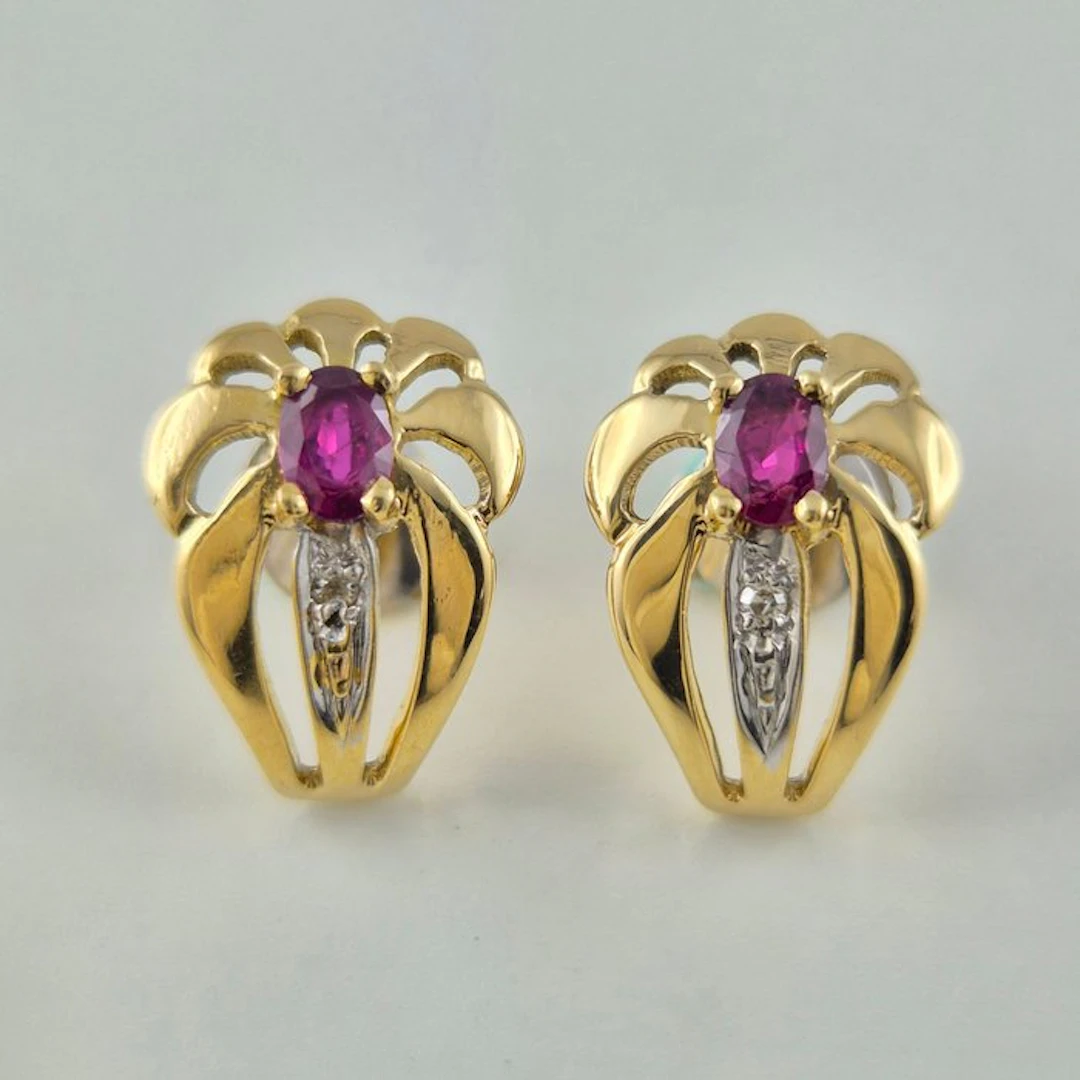 No reserve price - Earrings - 18 kt