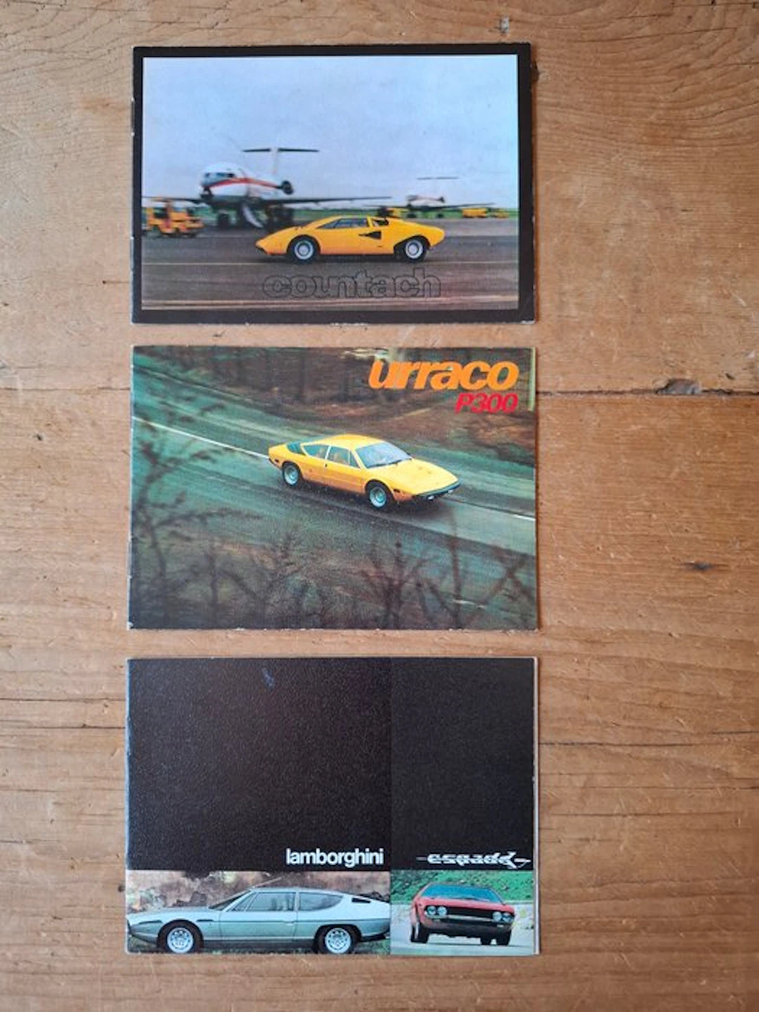 Brochure - Lamborghini - Mini size - Countach Espada Urraco P300