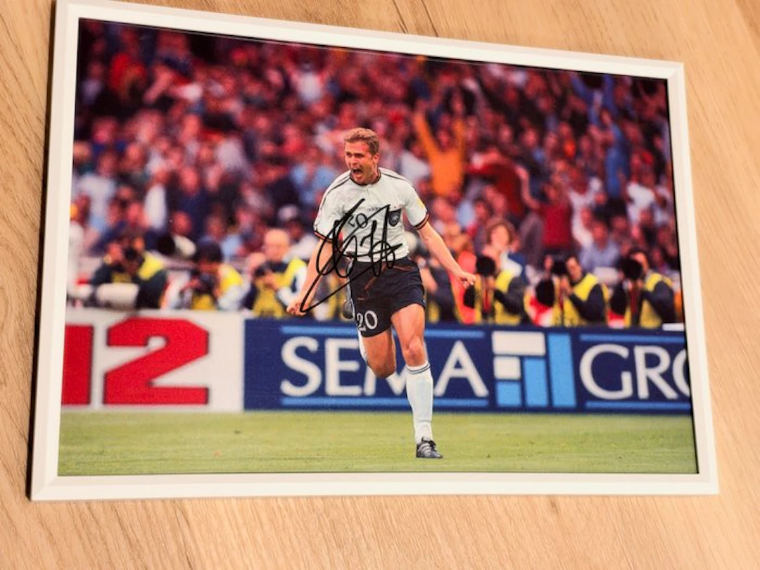 Alemania - Football European Championships - Oliver Bierhoff - Framed