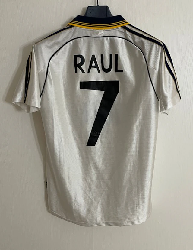 Real Madrid - Spanish Football League - RAUL - 1998 - Football shirt