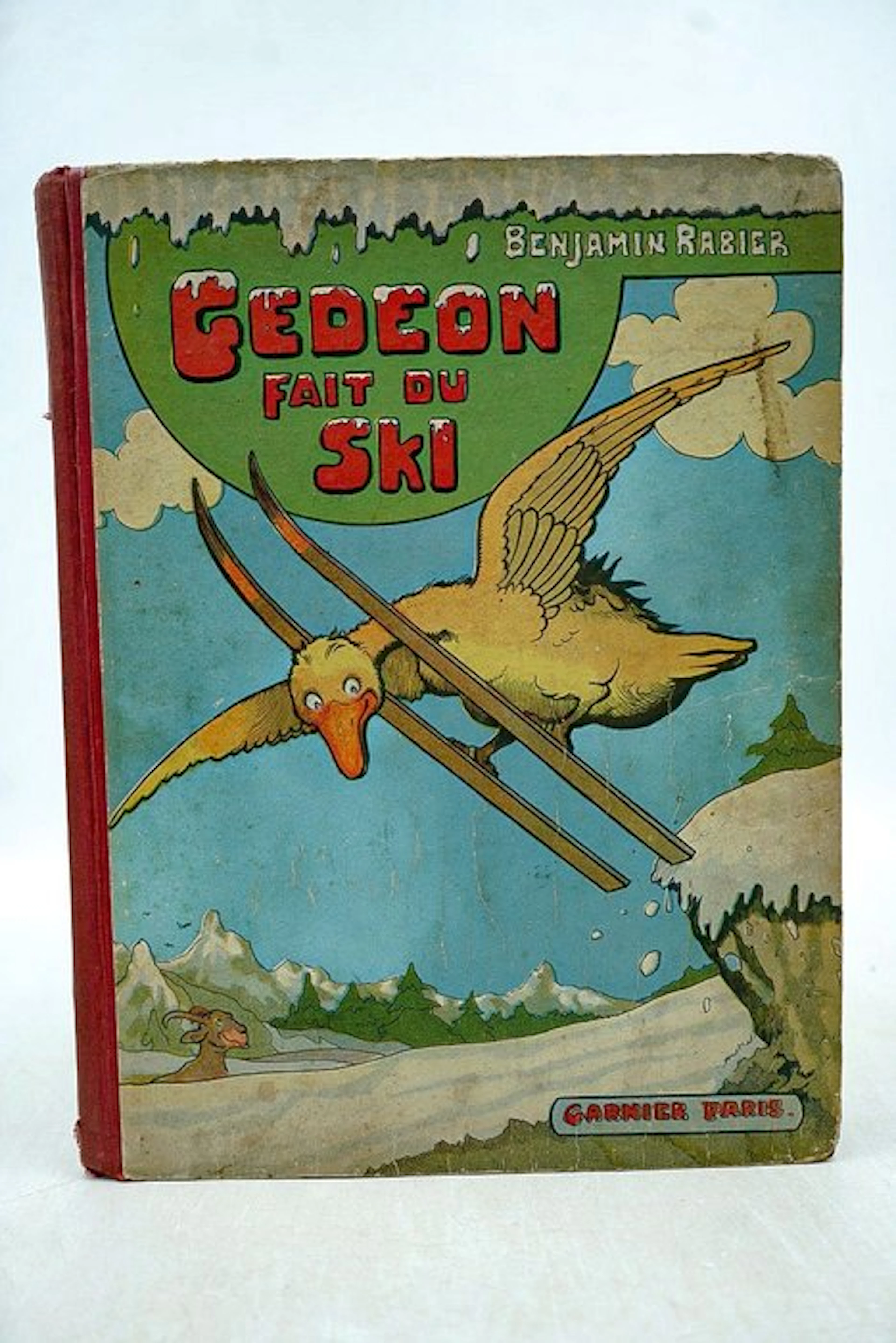 Benjamin Rabier - Gédéon fait du ski - 1938