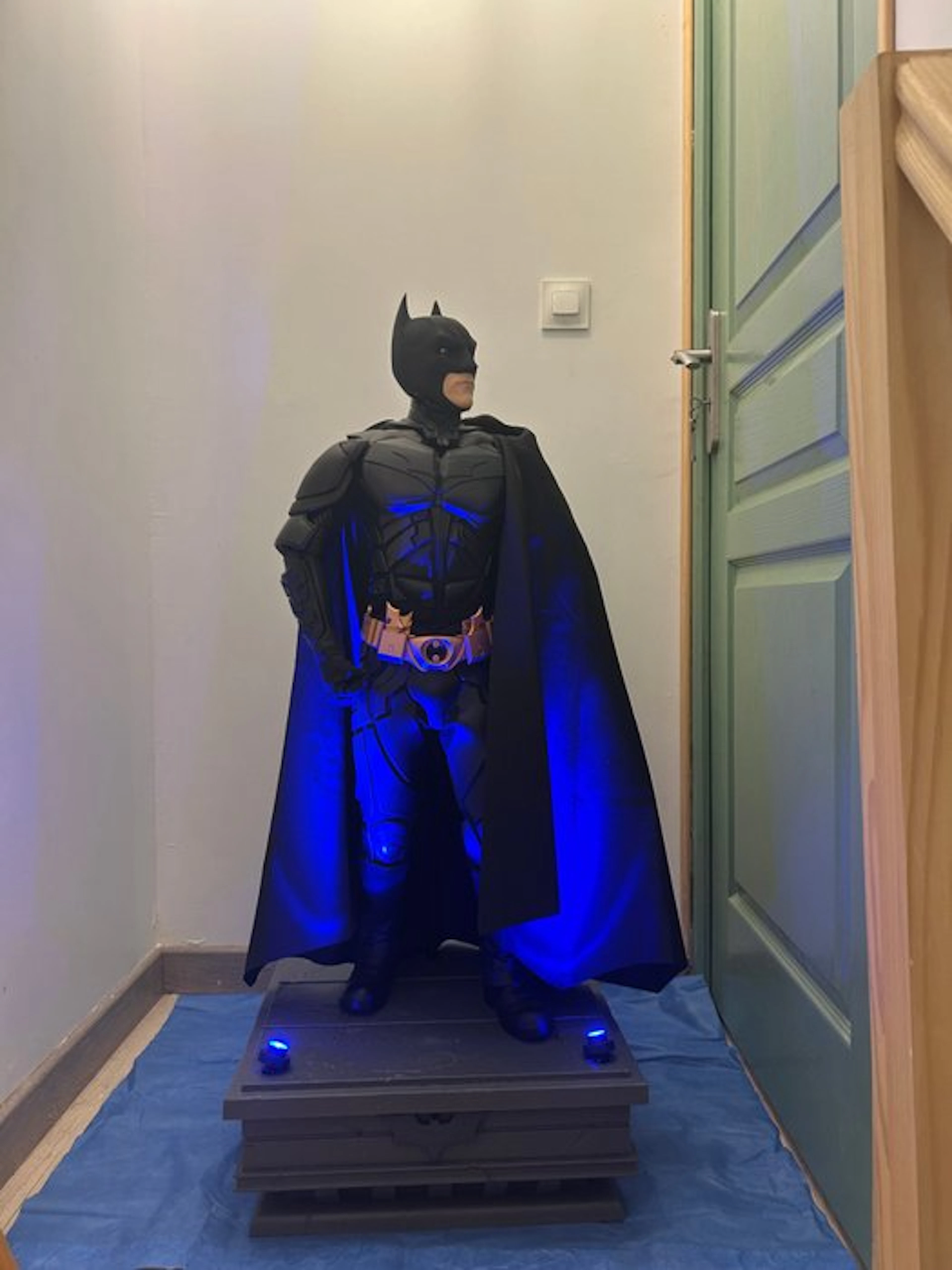 hachette - Maquette - Maquette Batman 1/2eme - Batman - Metal, Plastic, fabric