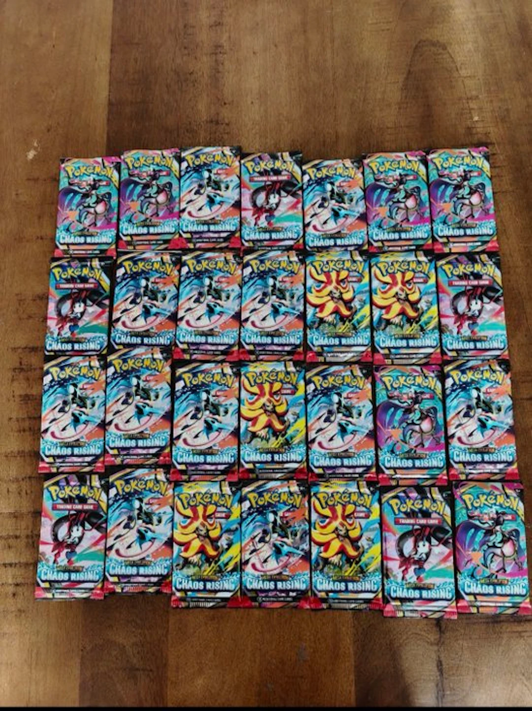 Pokémon - 28 Booster pack - Chaos Rising - Mega Evolution