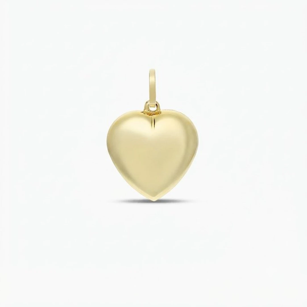 Pendant - 18 kt. Yellow gold - Cuore Lucido 3.4 g