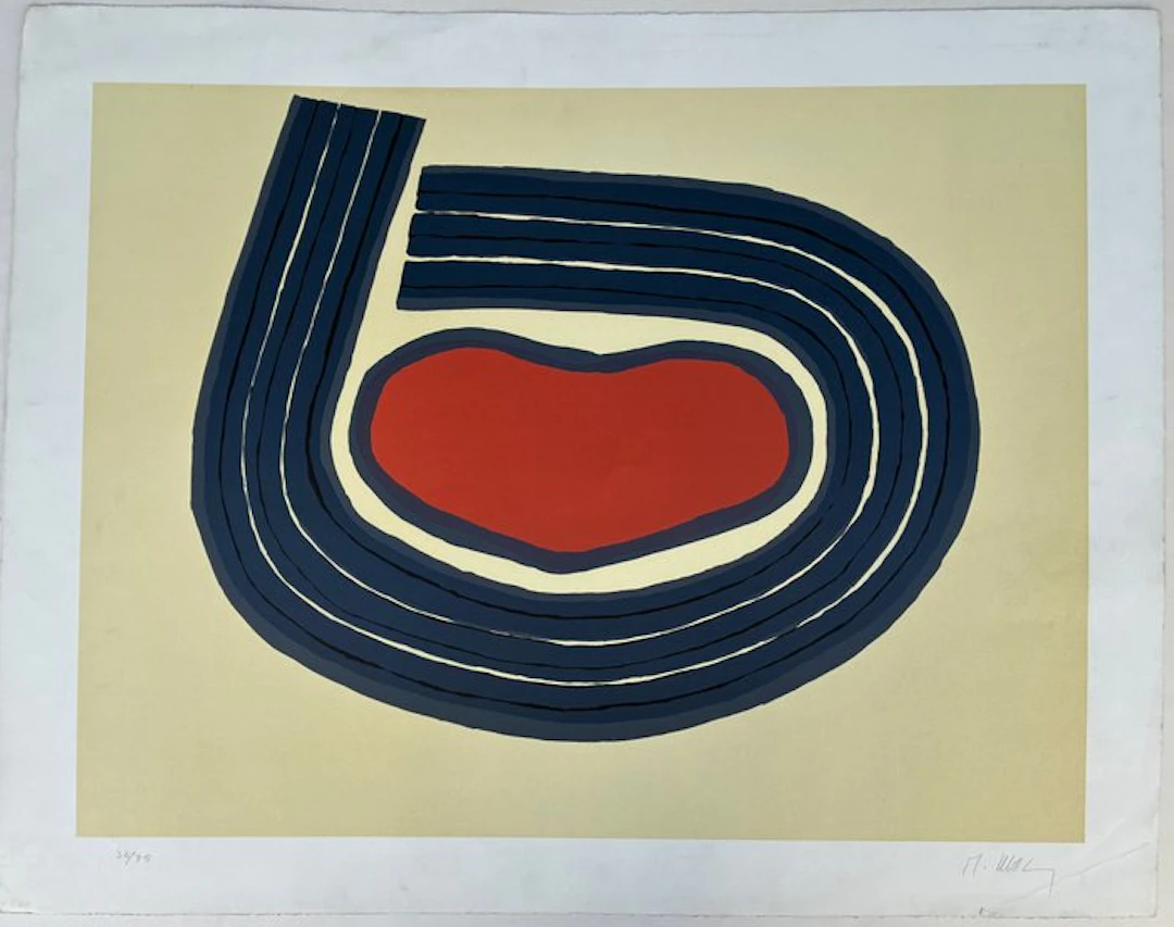 Raoul Ubac (1910-1985) - Le Mois du coeur - Lithographie...