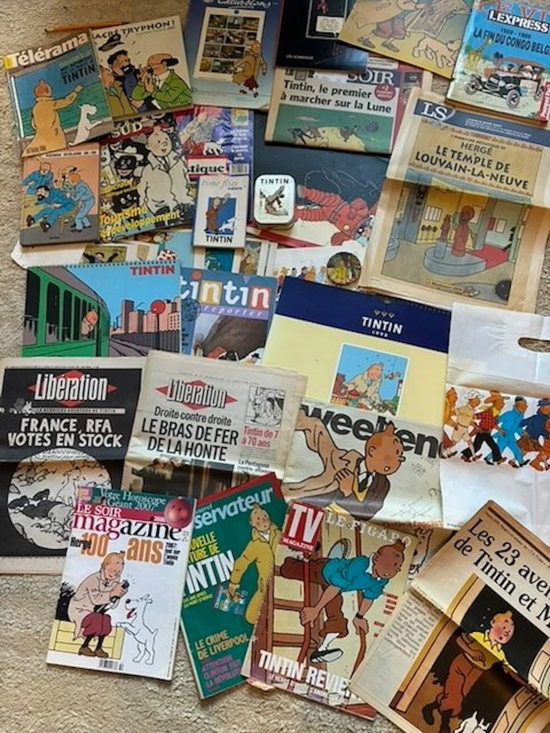 Tintin Set of 44 calendars