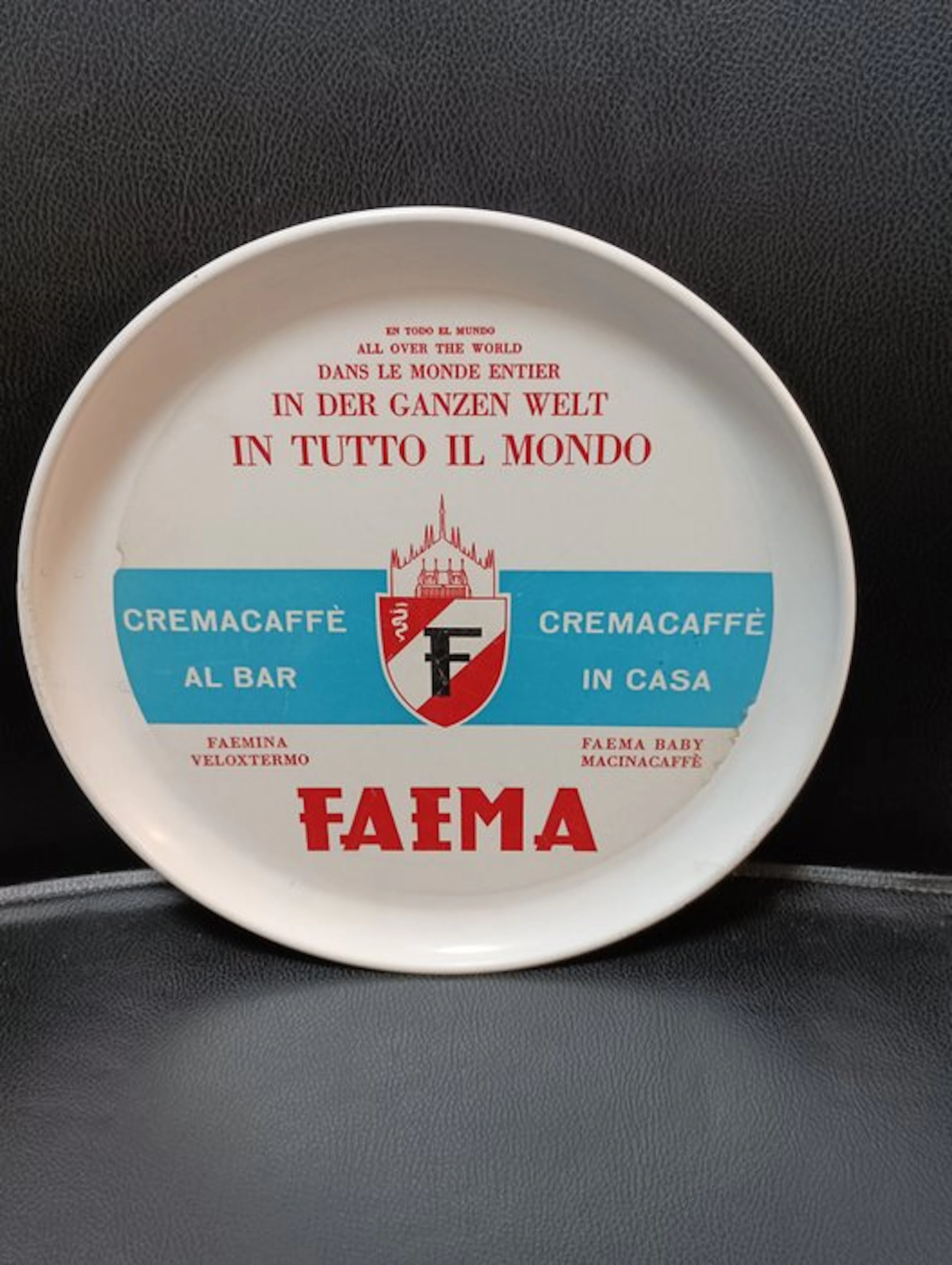 Faema - faema - Tray - melamine - Advertising tray