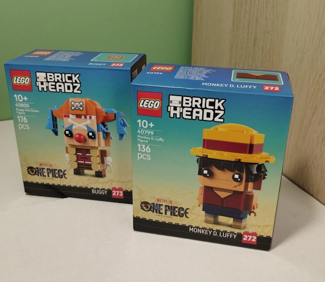 LEGO Set - BrickHeadz - One Piece Monkey D. Luffy e Bagy il Clown