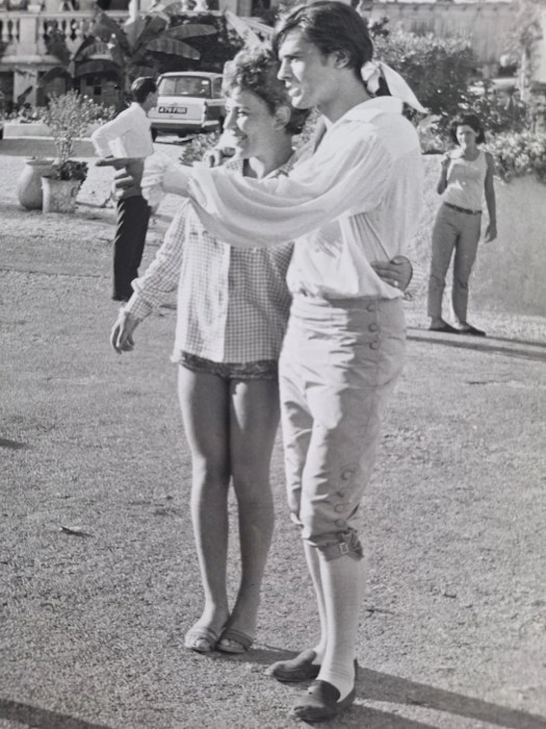 Reporters Associés - (x2) Alain Delon With Dawn Addams, Nice 1963