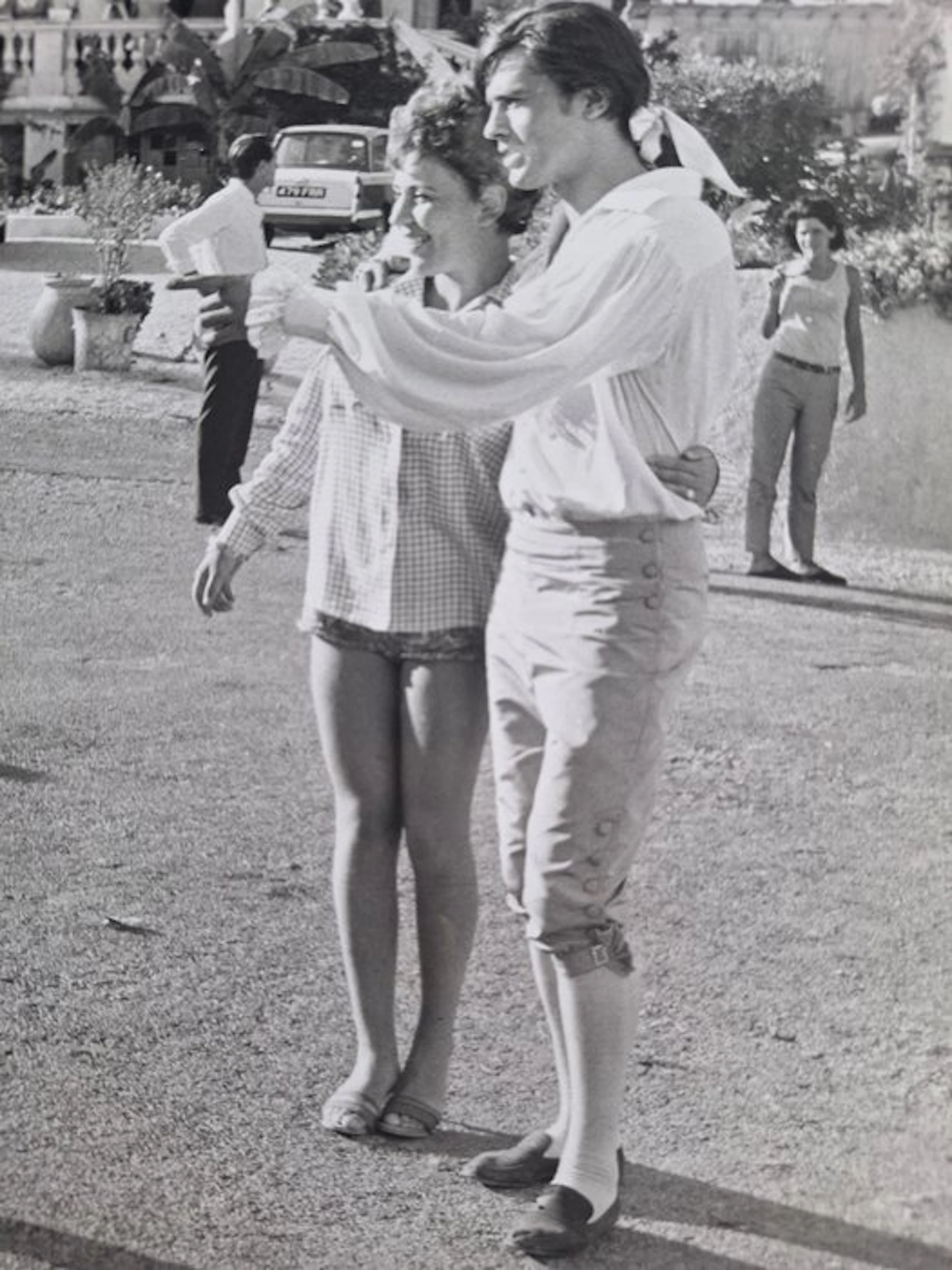 Reporters Associés - (x2) Alain Delon With Dawn Addams, Nice 1963