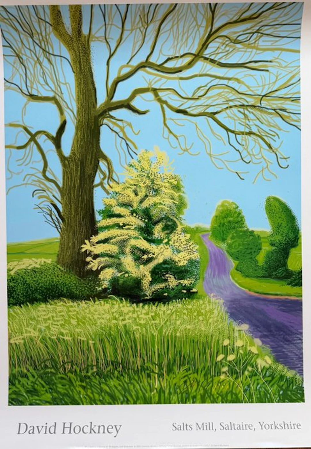 David Hockney - The Arrival of Spring in Woldgate