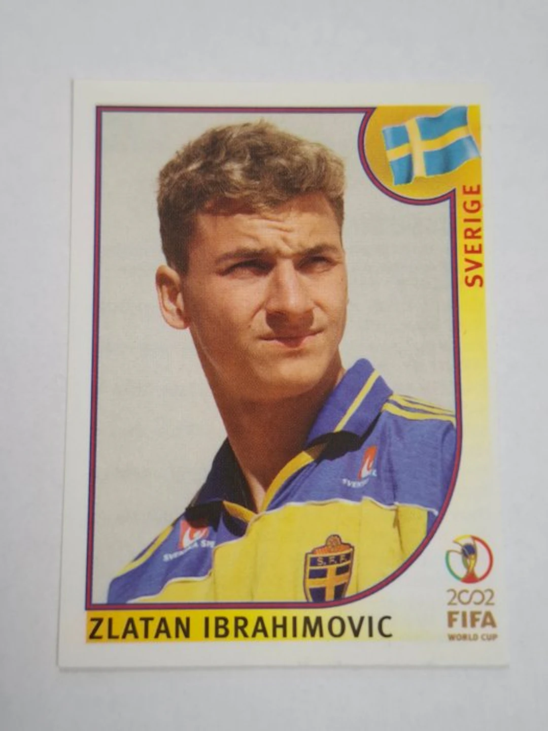 Panini Korea Japan 2002 Zlatan World Cup rookie Zlatan...