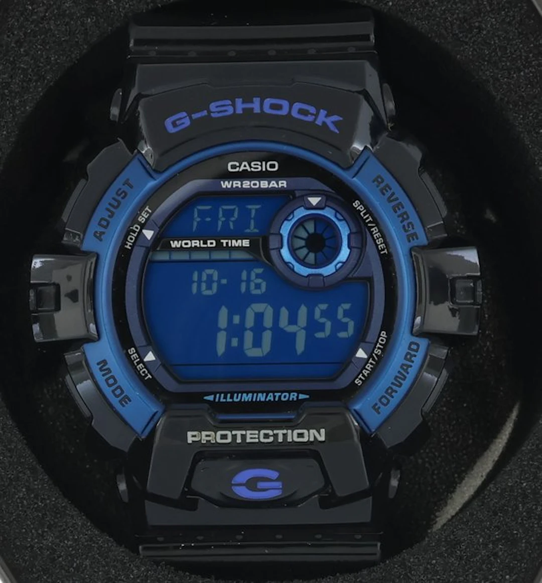 Casio - G-Shock Classic Digital "Big Case" Blue LCD...