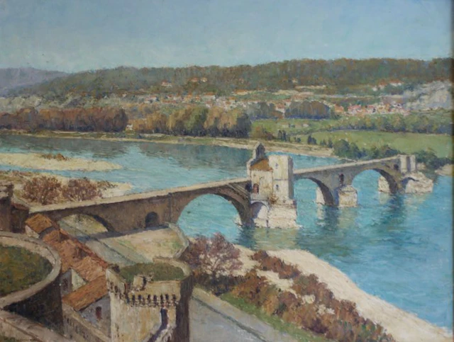 Paul Monnier (1893-1962) - Pont Saint-Bénézet Avignon