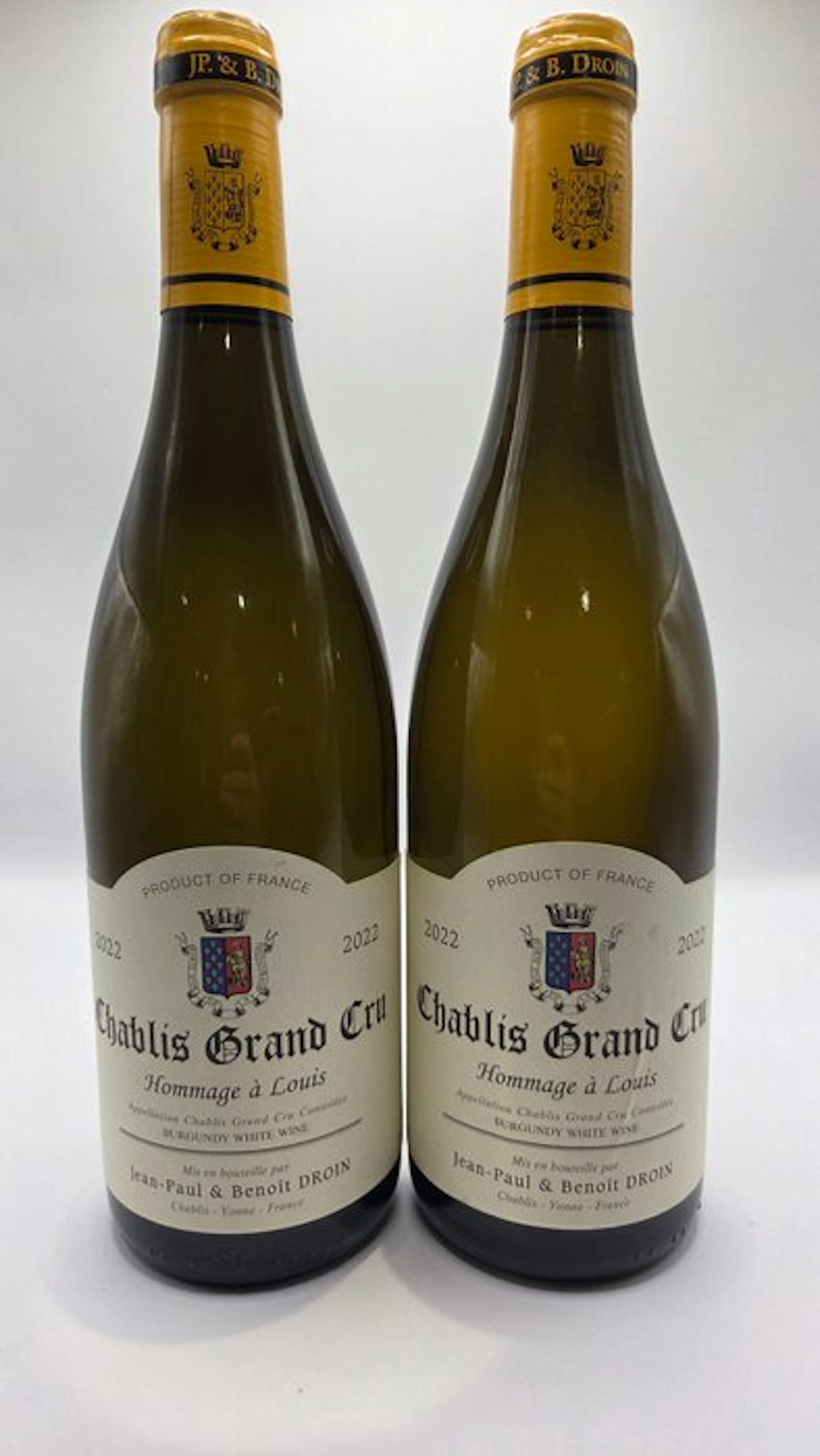 2022 Jean-Paul & Benoit Droin "Hommage à Louis" - Chablis...