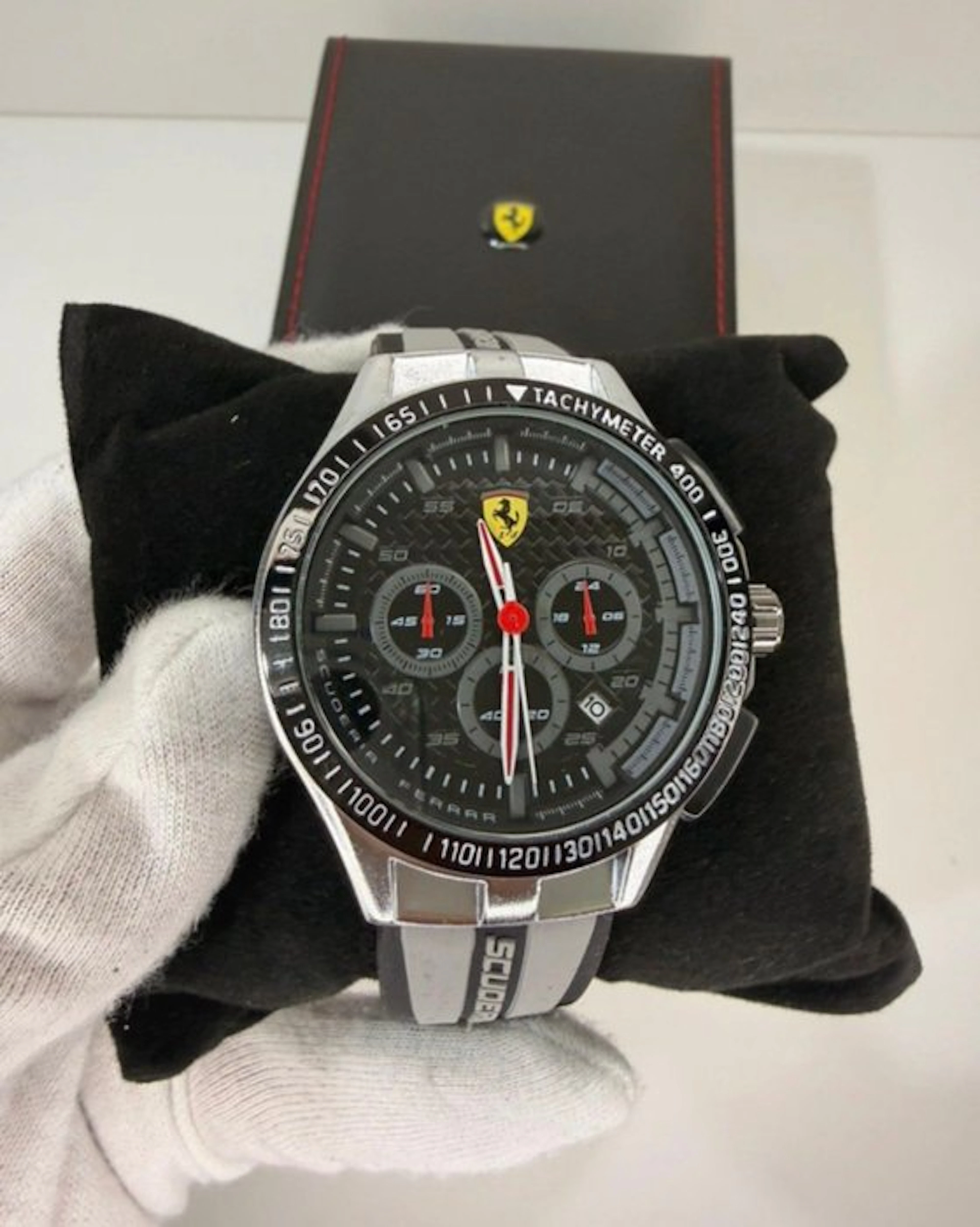 Wristwatch - Ferrari - Chronograph black&grey - 2026