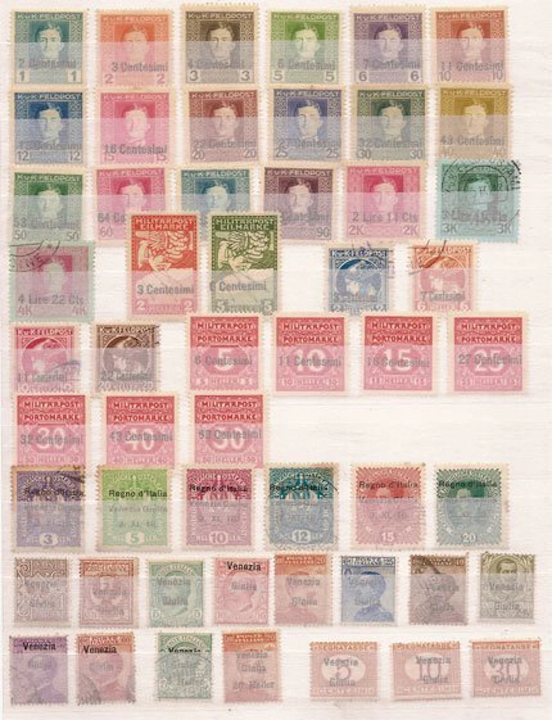 Austria-Hungary - Italian military mail 1918/1919...