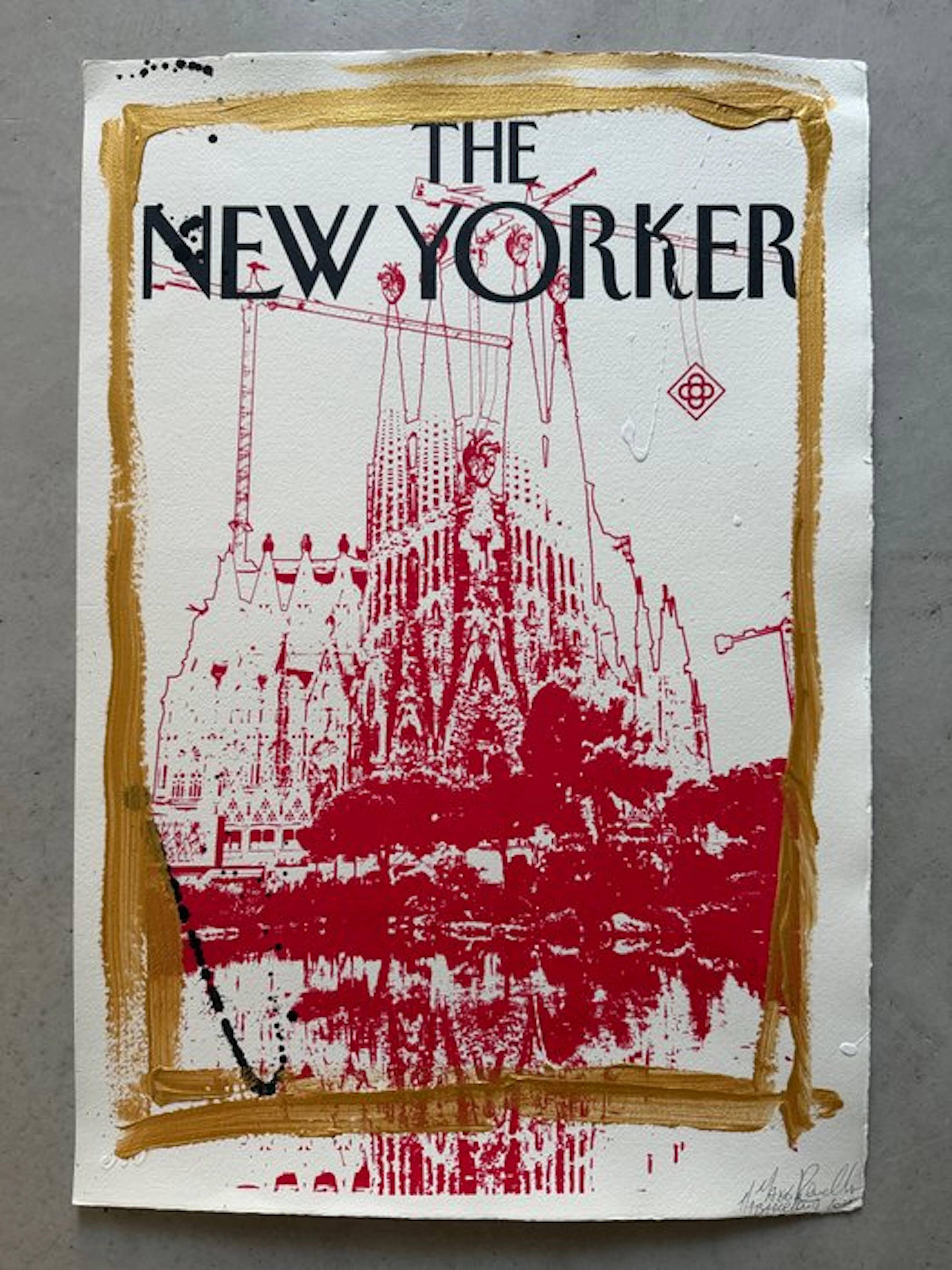 Maxo Renella - The New Yorker (handfinished unique 1/1)