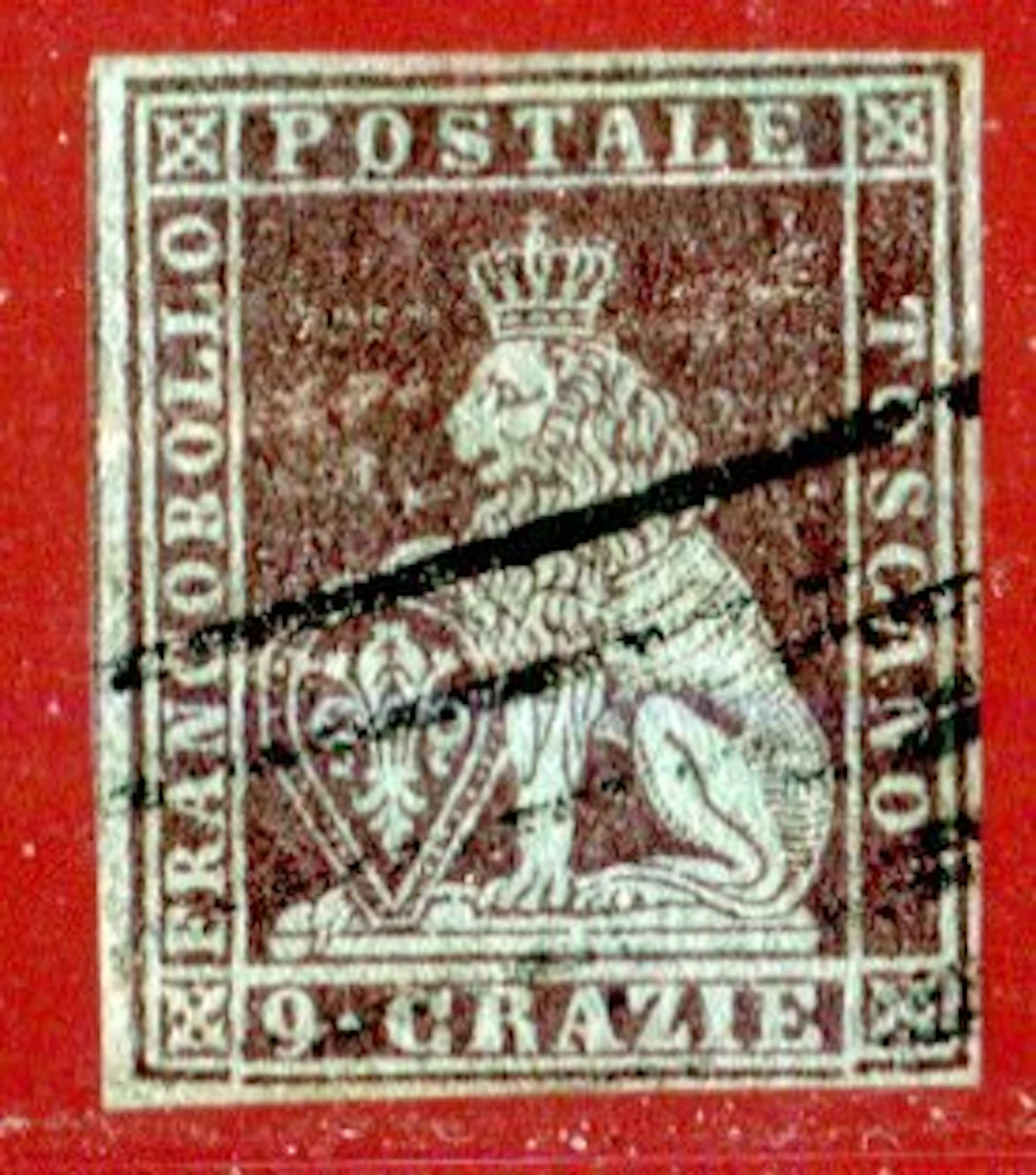 Italian Ancient States - Tuscany 1851 - 9 crazies